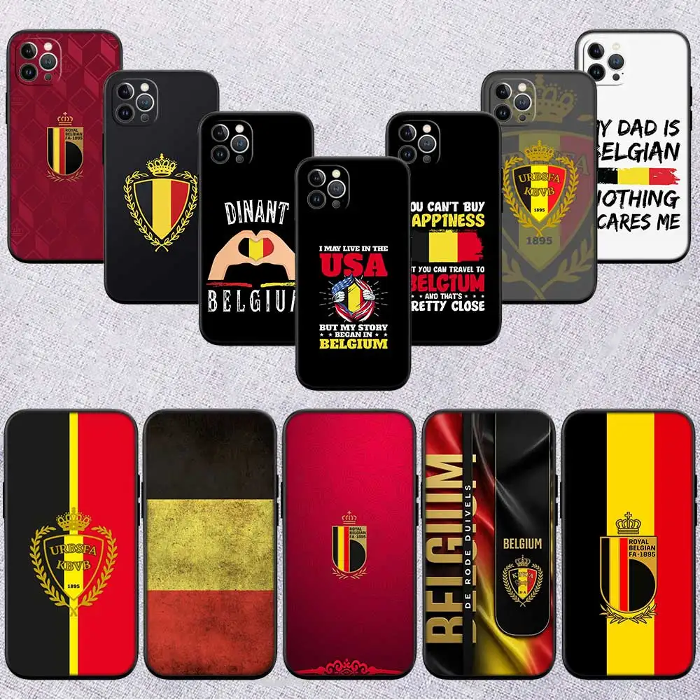 Фото Чехол для телефона с флагом Бельгии HY4 для Samsung Galaxy A11 A12 A13 A15 A52S A53 A55 A56 A70 A71 A72 A73 F06 F16 F56 S10 Plus S10e №3