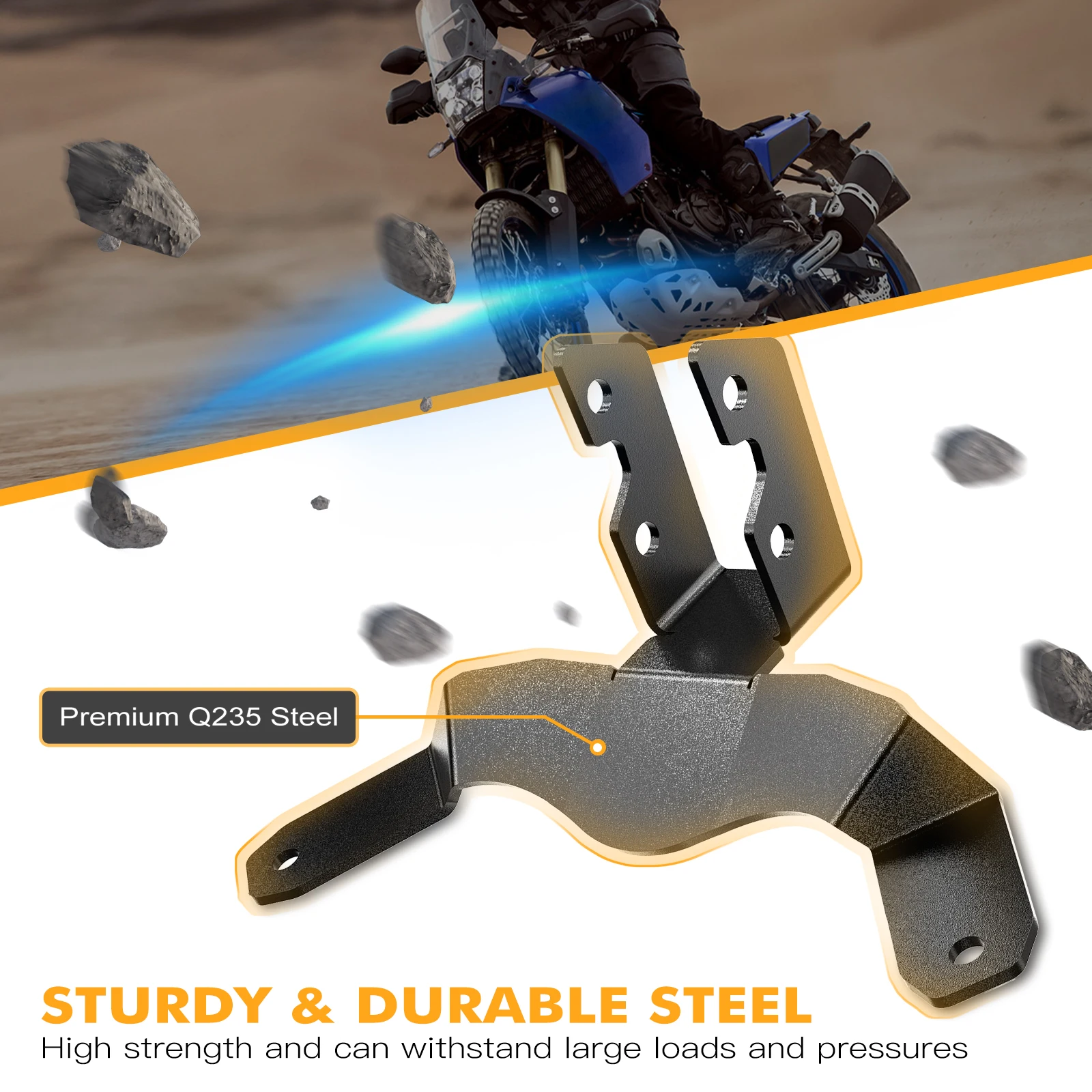 Для 2022 Yamaha Tenere 700 WR вспомогательный кронштейн для противотуманных фар кронштейны