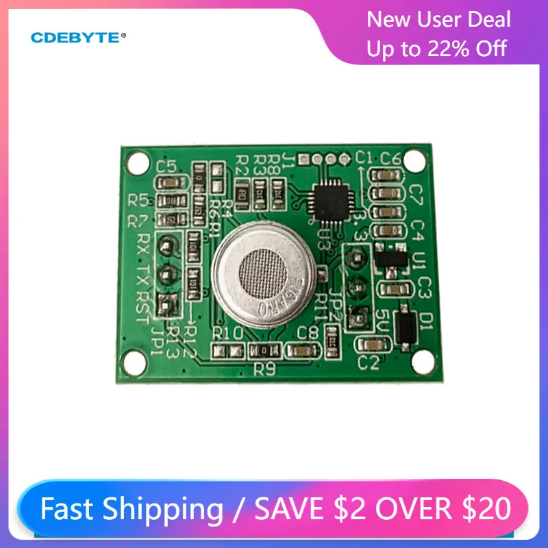 

SM-C3H8-P01 Mini датчик пропана IoT CDEBYTE, обнаружение концентрации, полупроводниковый датчик, компоненты сигнализации об утечке сжиженного газа