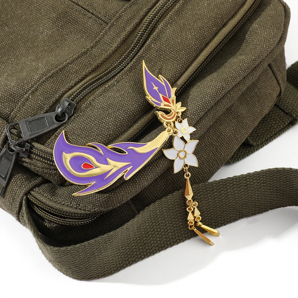 Game Genshin Impact Barbatos Venti Badge брошка мультфильм Металлическая Булавка для косплея брошь