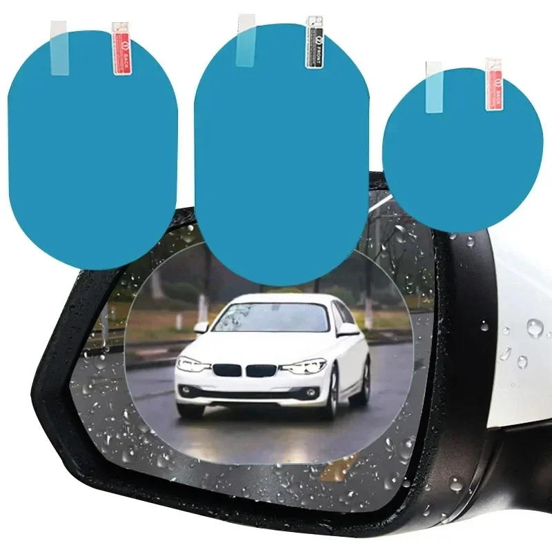 

2 шт. Автомобильная наклейка, непромокаемая пленка для автомобильного зеркала заднего вида, дождевая пленка, прозрачный обзор в дождливые дни, автомобильная пленка, автомобильные аксессуары, наклейки