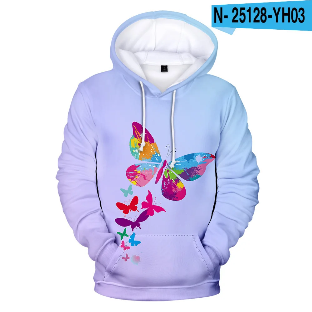 

Популярная Осенняя Повседневная Уличная одежда для мальчиков и девочек, Свитшот унисекс с 3D рисунком, Мужской и Женский пуловер с капюшоном...