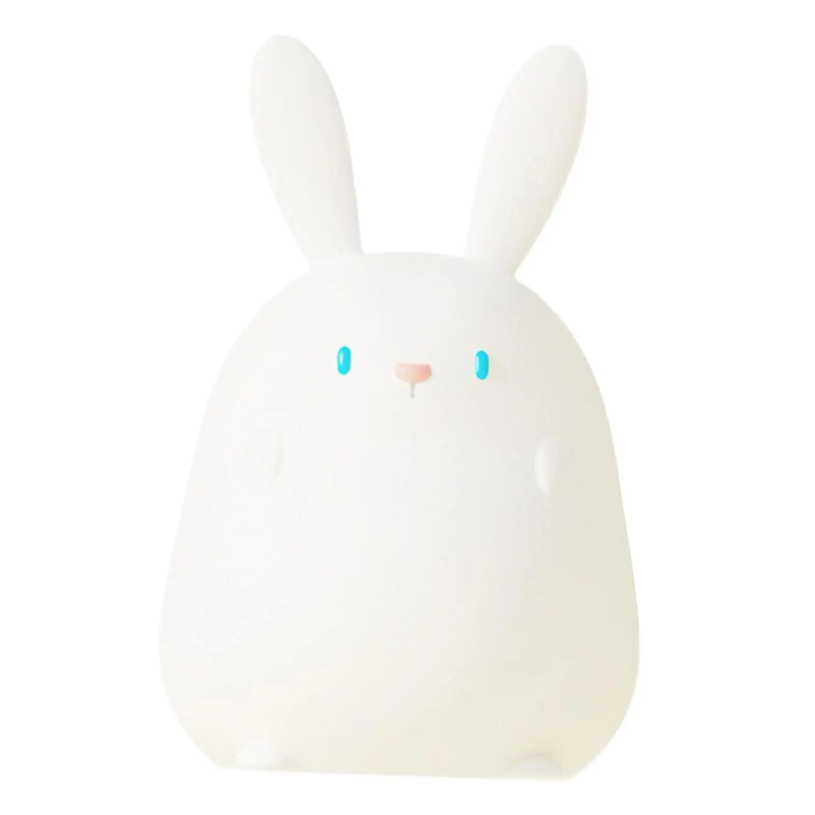 

LED Night Light Timing Decorative Crafts Bunny Silicone Cute Bedside Lamp for