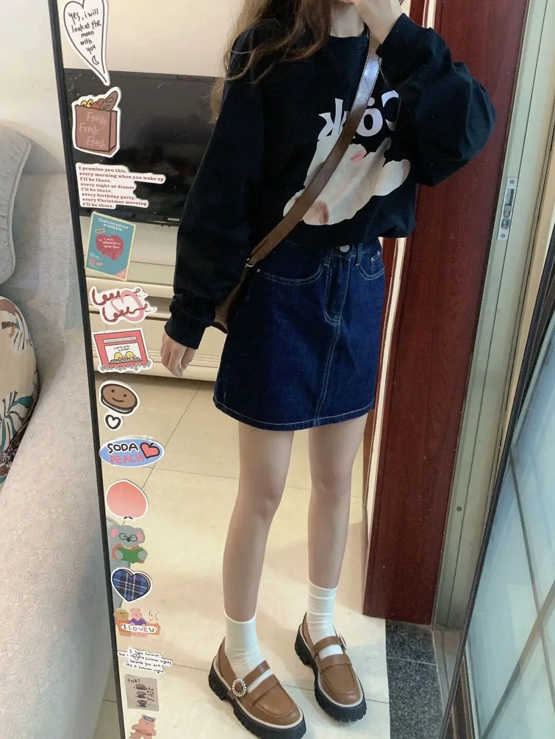 Spring New 2023 Women clothes Western Sle Retro Gentle Design Sense Younger Fashion Over fit hoodie Two-piece Suit |