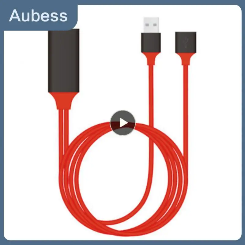 

Adapter Av Hd Tv Digital Video Hree-in-one Converter Universal 1080p Usb To HDMI-compatible Smart Converter Cable Mirror Cable