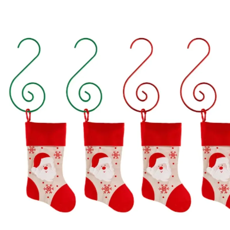 20 шт. крючки для рождественских украшений металлические S-образные со звездами