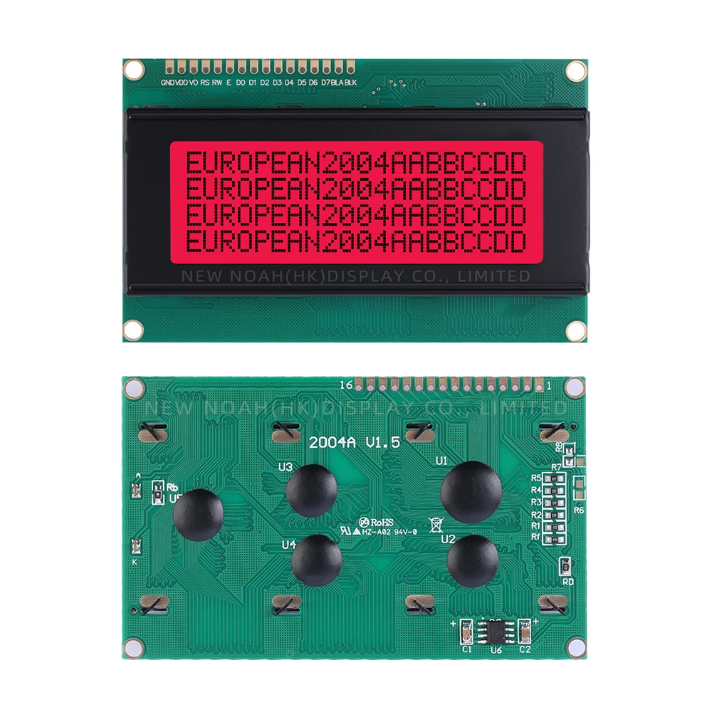 Европейский красный свет черные буквы 2004A 3 В 4*20 98*60 мм ST7066U оснащенный