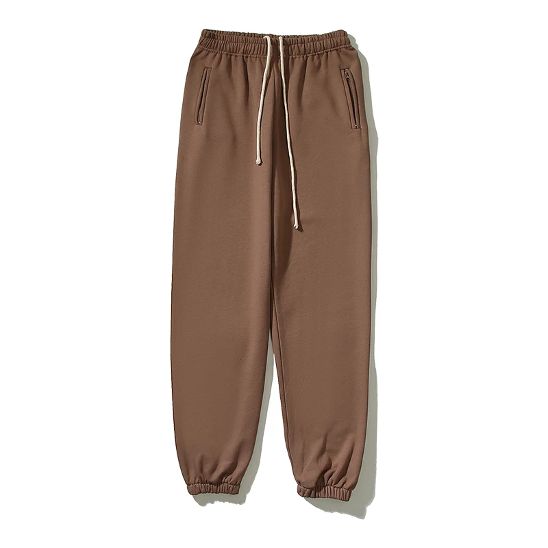 Спортивные брюки Kanye West сезон 6 однотонные махровые свободные для бега штаны с