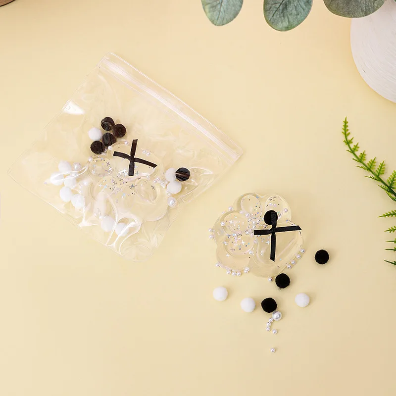 Креативный TPR прозрачный черный бант кошачья лапа медленный отскок сжимаемые