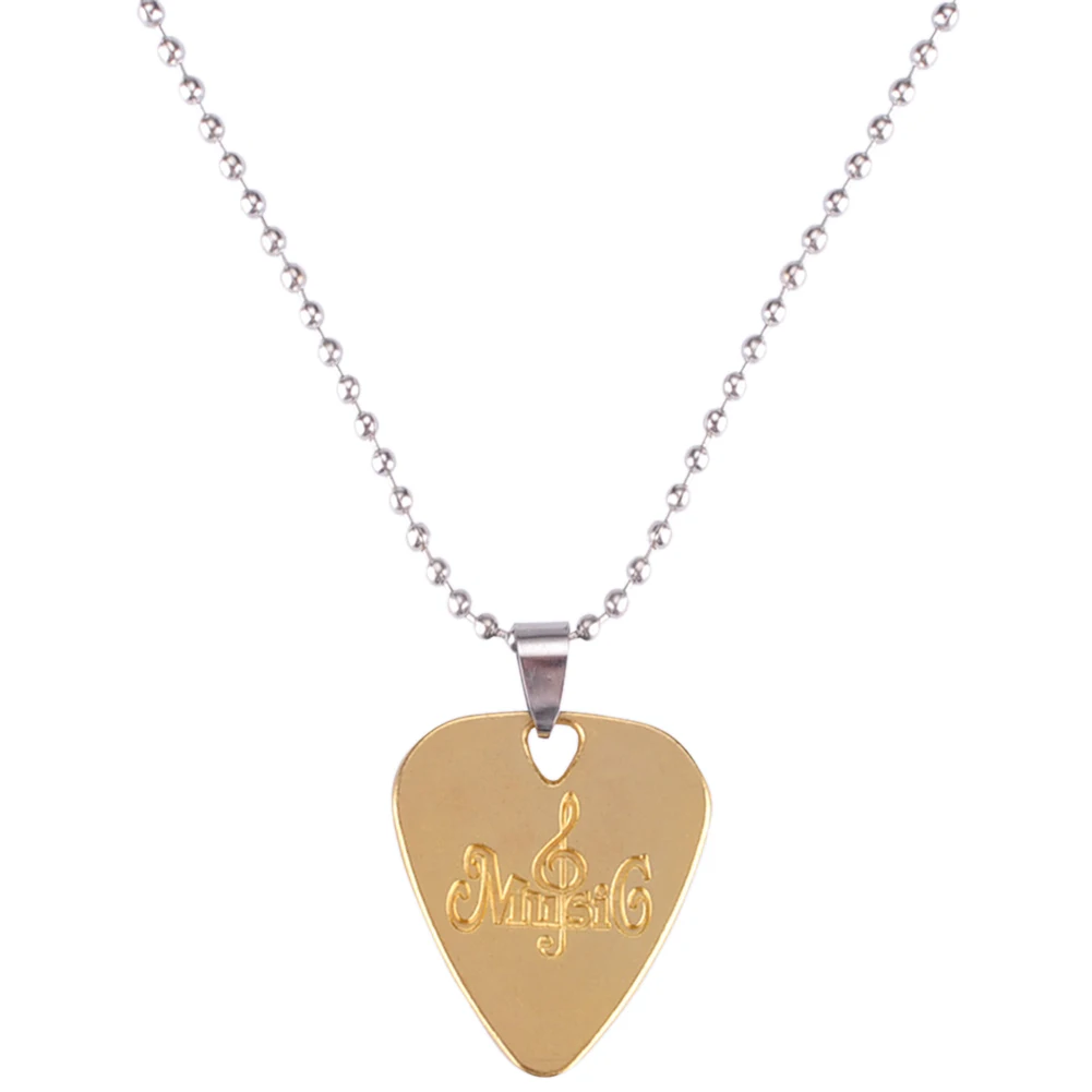 Металлический медиатор из цинкового сплава ожерелье с подвеской в виде