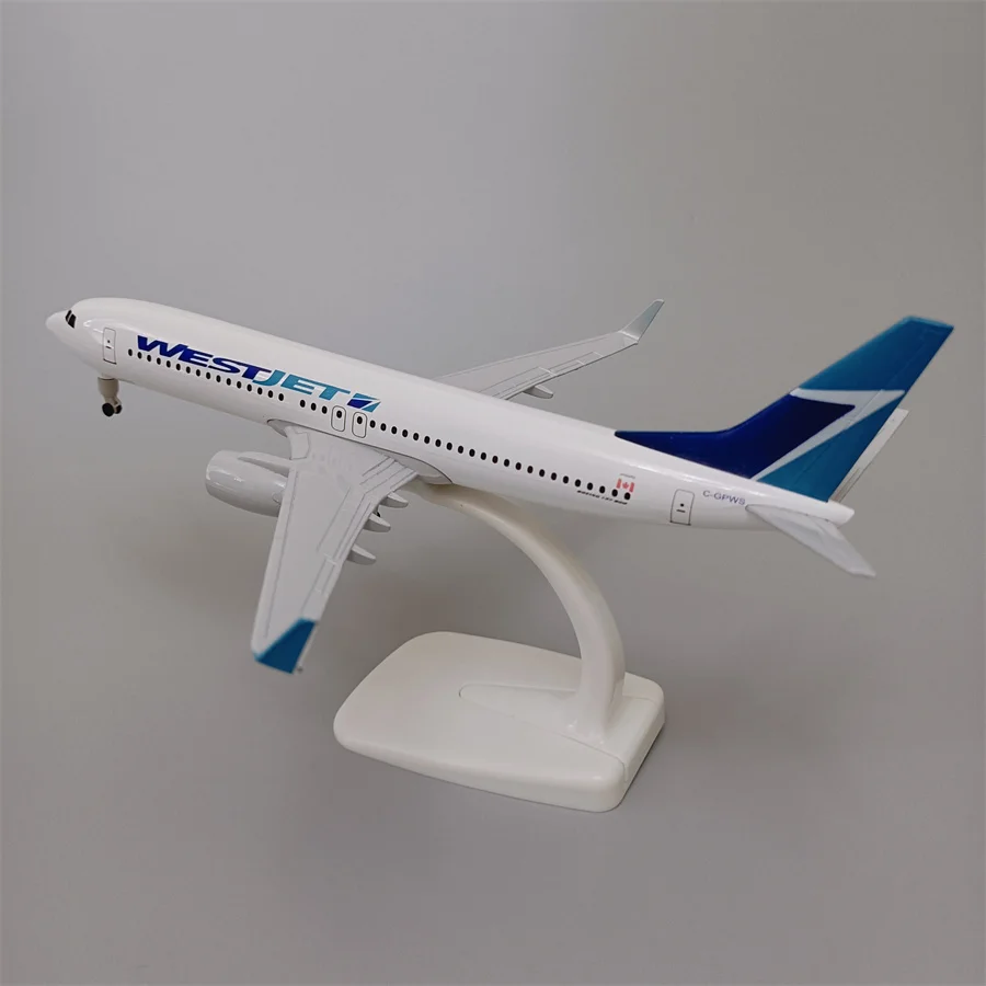 Новинка модель самолета из металлического сплава 20 см воздуховода в Канаде WESTJET