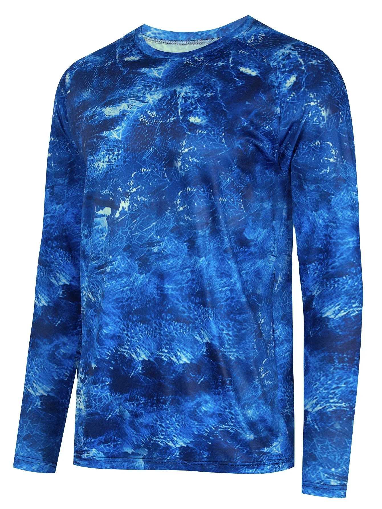 Рубашки для рыбалки мужская толстовка с длинным рукавом и круглым вырезом