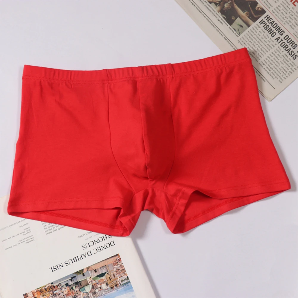 

Colorful Casual Cotton Men Short Boxers Breathable Soft Underwear Low-Rise Boxer Briefs Trunks Underpants 95% Cotton Panties A50
