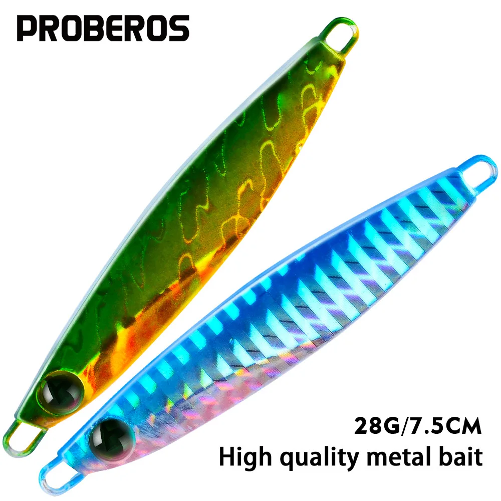 

28G Lead Fish PRO BEROS Colorful 5-color Ya Bait Cross border E-commerce Hook free DW379-28G