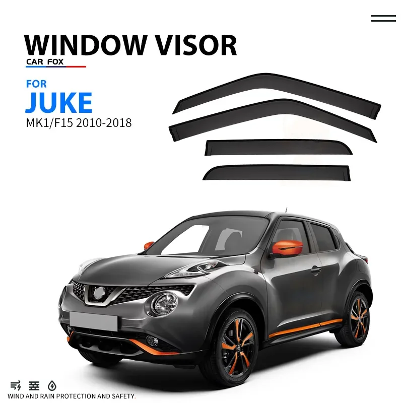 Фото Новый для Nissan JUKE 2010-2018 автомобильный козырек, тент, навесы, лобовое стекло, боковое окно, дождевик, солнцезащитный козырек, автоаксессуары, автомобильный стиль №2