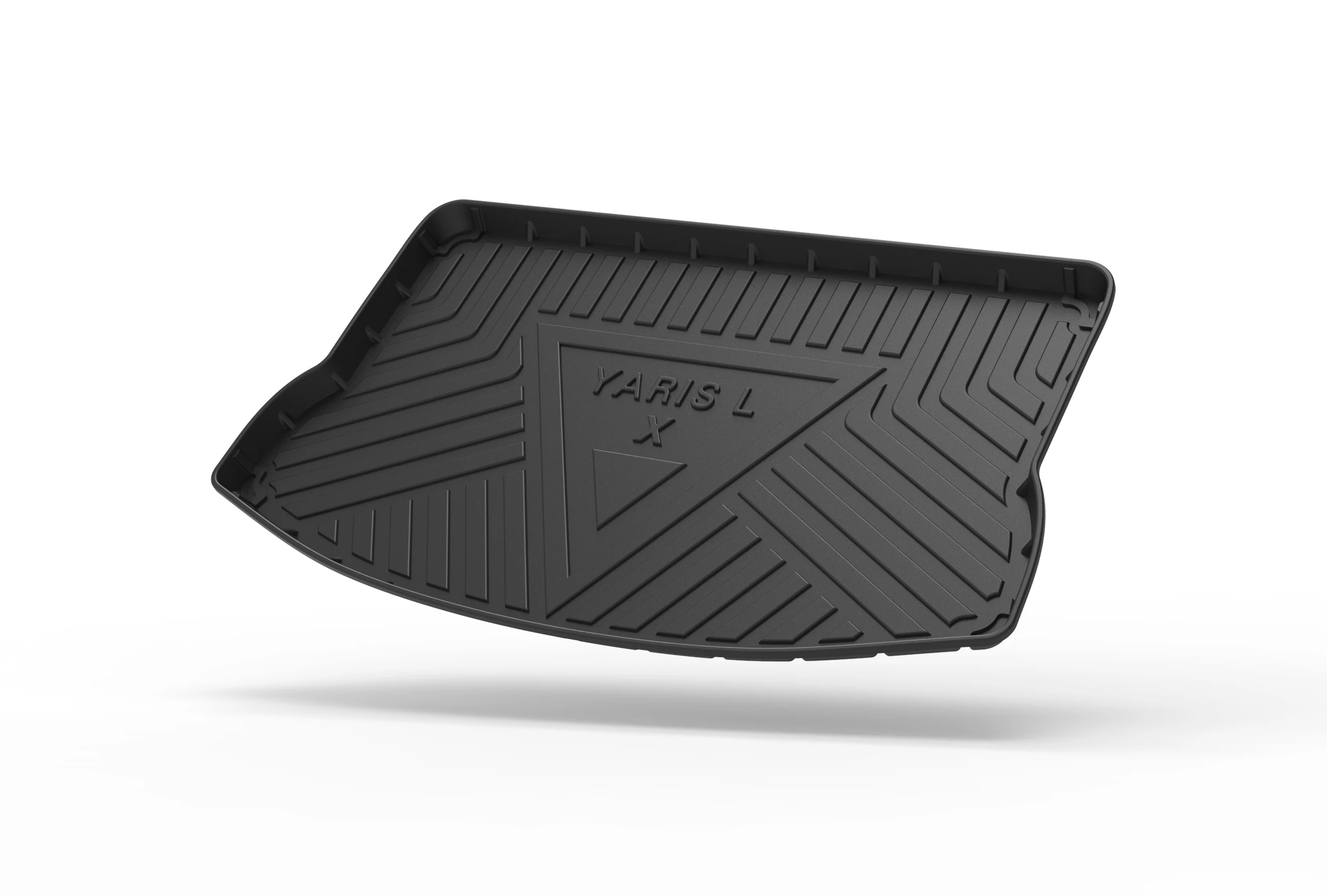 

Для Toyota YARIS L X 2020-2022 резиновый коврик для багажника TPE коробка для хранения автомобиля водонепроницаемый коврик для заднего багажника