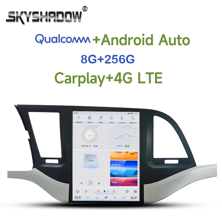 Tesla Qualcomm Carplay 360 4G LTE Android 11 0 8G + 256G автомобильный DVD-плеер GPS RDS радио wifi Bluetooth для Hyundai