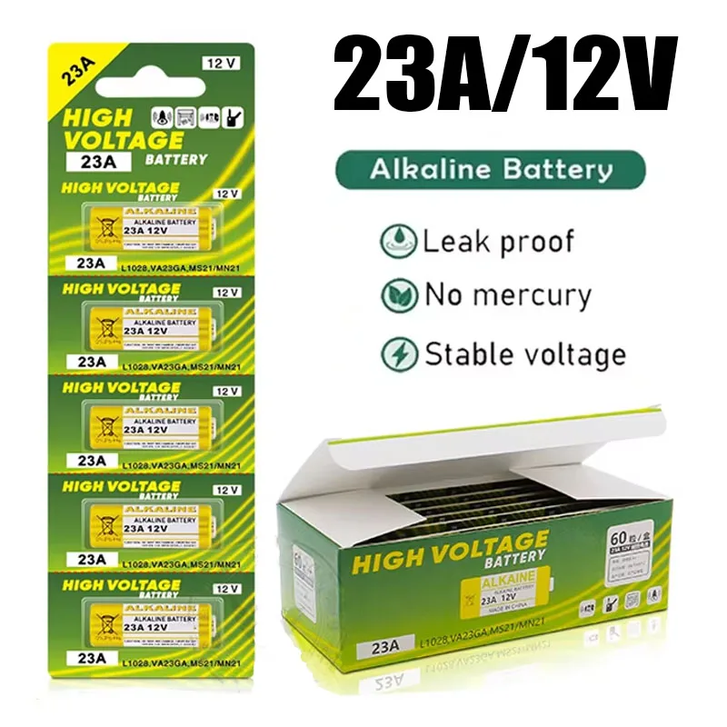 Щелочная батарея 12 В A23 23A 23GA A23S E23A EL12 MN21 MS21 V23GA L1028 GP23A LRV08