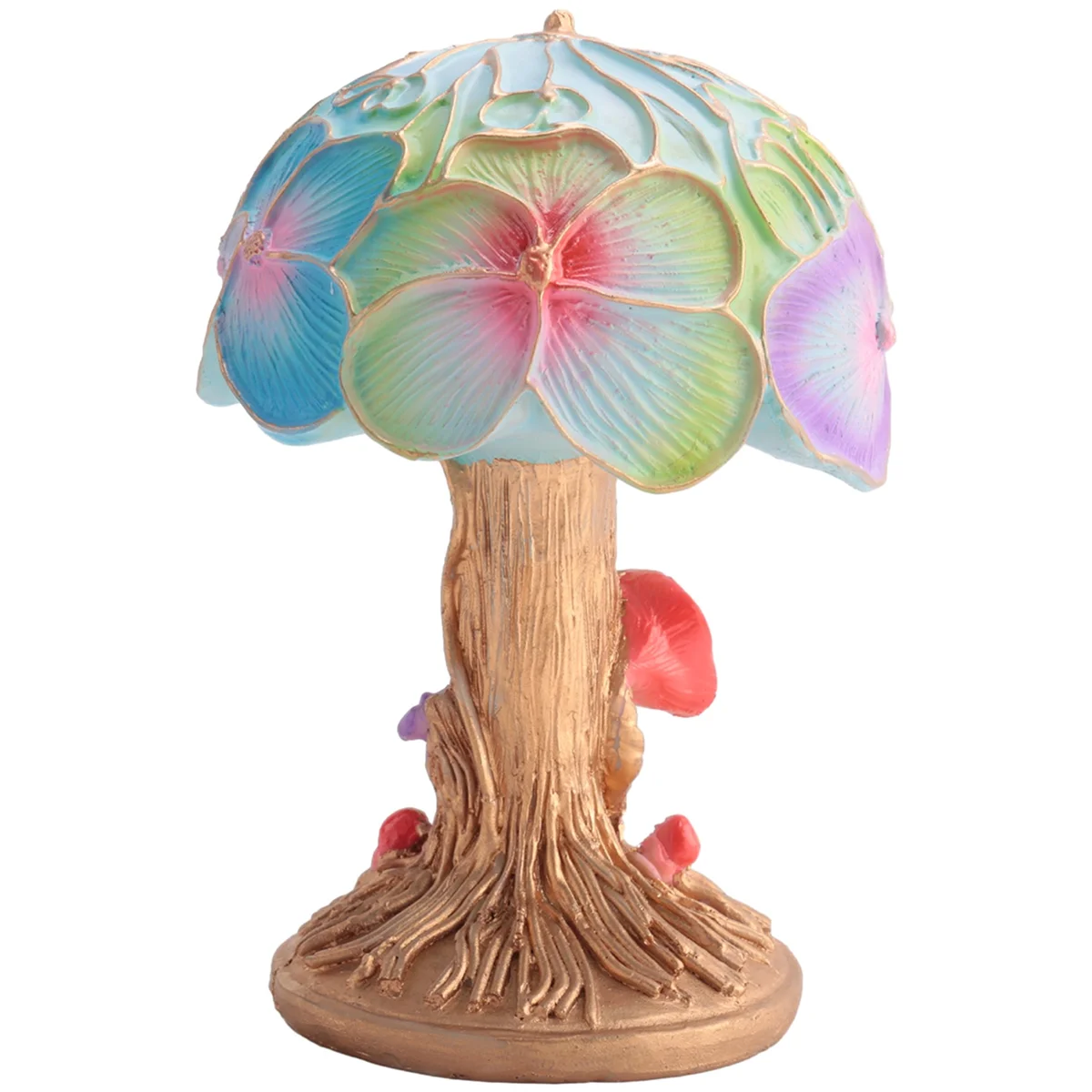 Креативная настольная лампа серия окрашенных растений красочная прикроватная