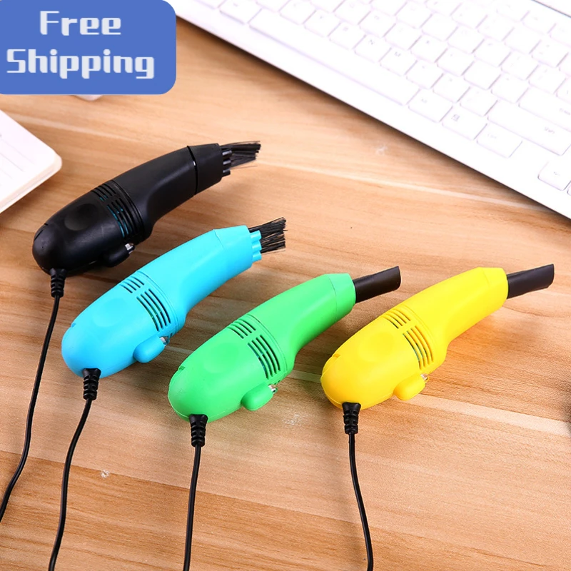 

Mini Computer Keyboard USB Vacuum Office Computer Cleaners Keyboard Brush Clean Desktop PC Tools USB Portable Dust Cleaner