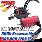 Машинка-багги Surpass 3665, бесщеточная, водонепроницаемая, ESC 60A 80A 120A для радиоуправляемых внедорожников 1:10 1:12 1:14 Hobao Kyosho HSP VRX Wltoys Drift