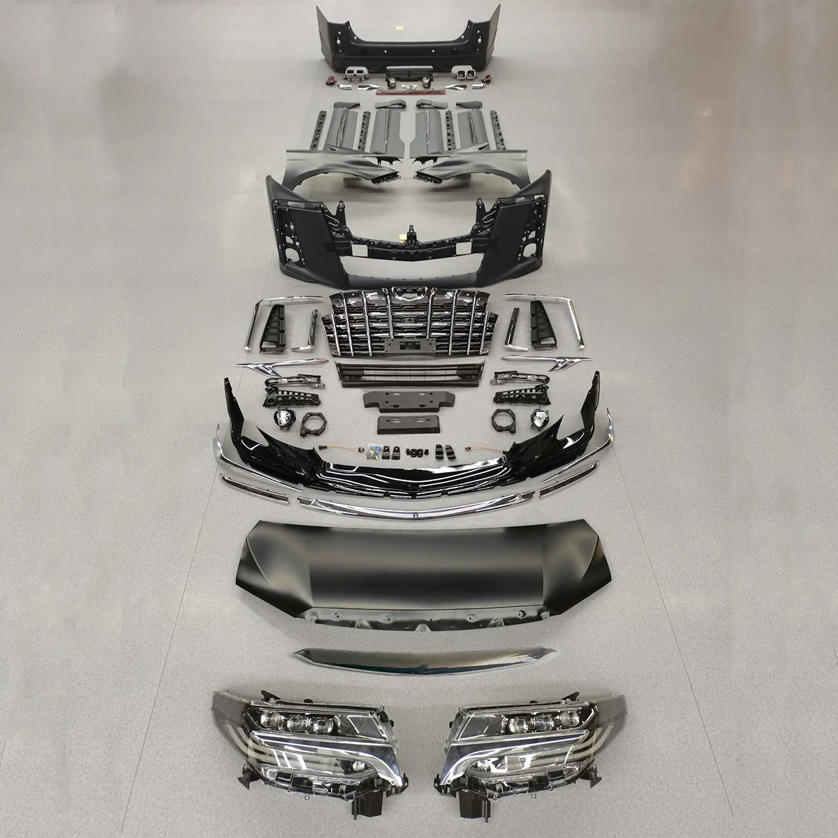 Высококачественные бамперы из полипропилена для toyota alphard 2008 2009 2010 2011 2012 2013 2014 2020