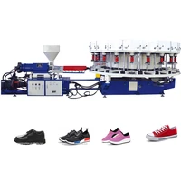 35 tons two color sole injection molding machine shoe making machine rubber boots rain boots making machine