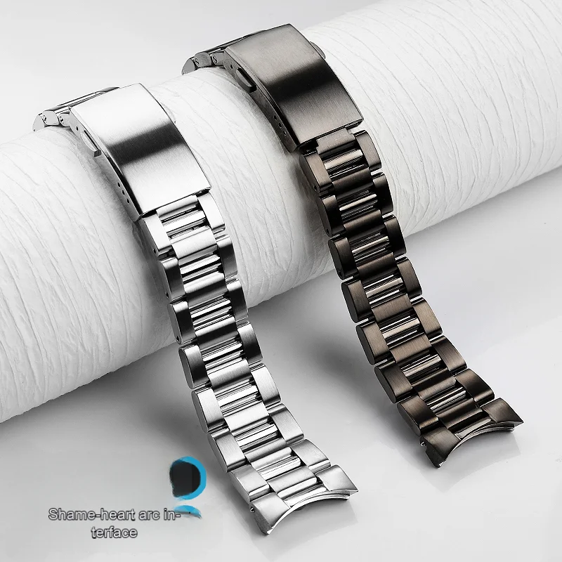 Ремешок стальной для наручных часов 50 Fathoms точная стальная цепочка Deep Dive 5000 5054