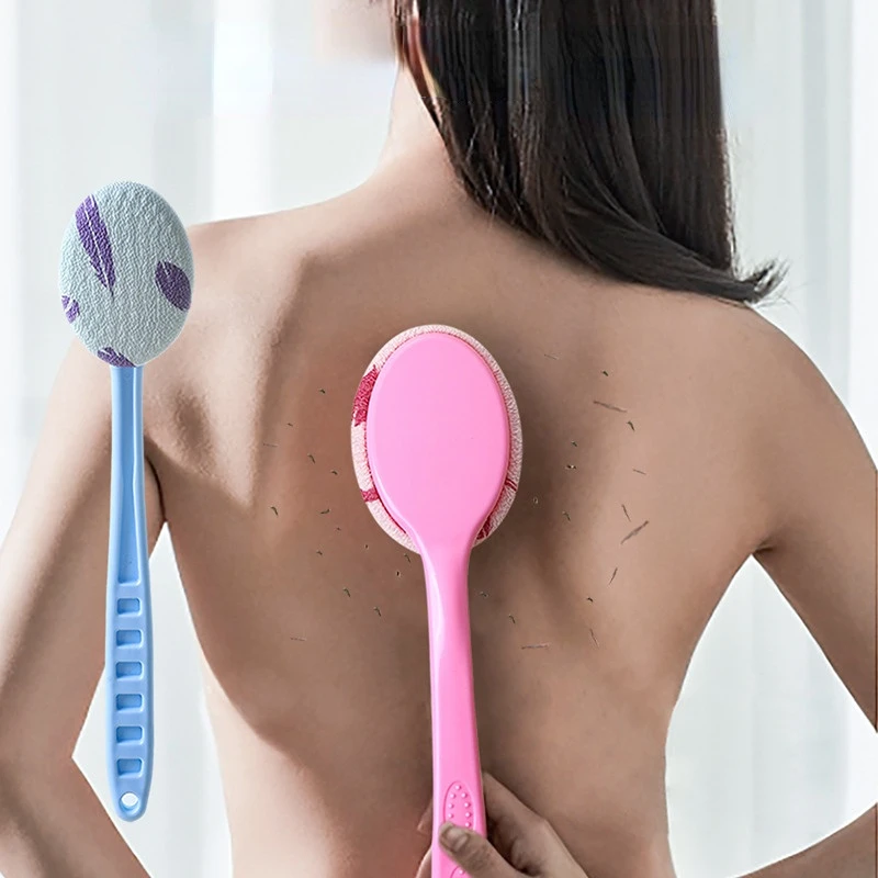 

Щетка многоразовая банная с массажной щетка с длинной ручкой для спины, 1 шт.