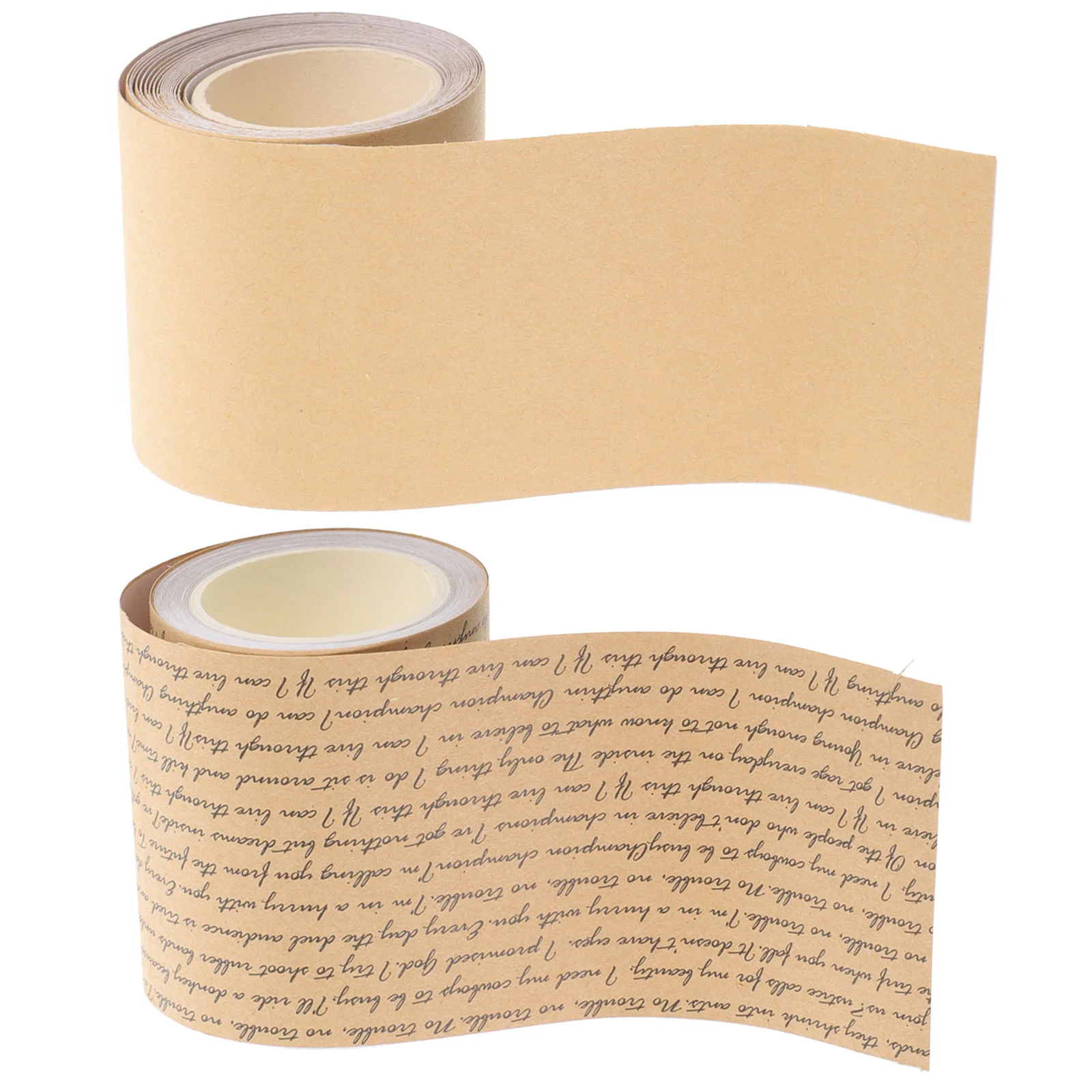 

2 Rolls of Vintage Words Tapes Journaling Tapes Decorative Blank Paper Tapes DIY Tapes