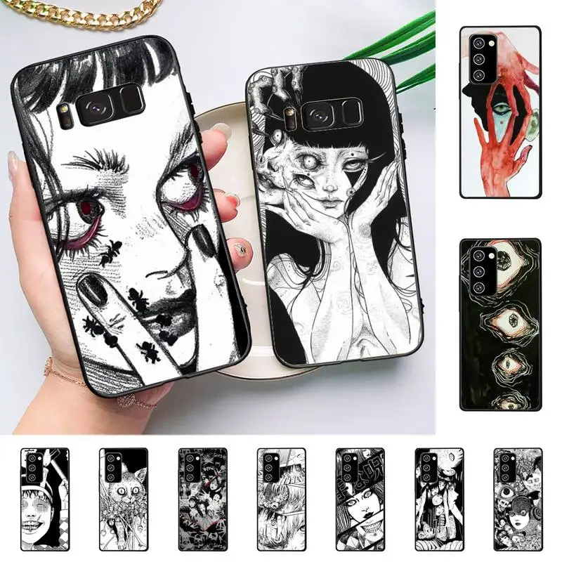 

Japanese Horror Manga Style Phone Case for Samsung Note 5 7 8 9 10 20 pro plus lite ultra A21 12 72