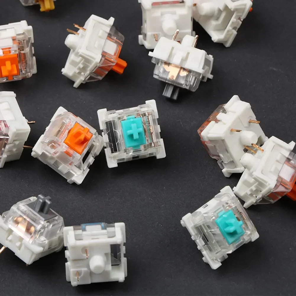 10 шт. Outemu переключатель для клавиатуры 3-контактный линейный тактильный тихий