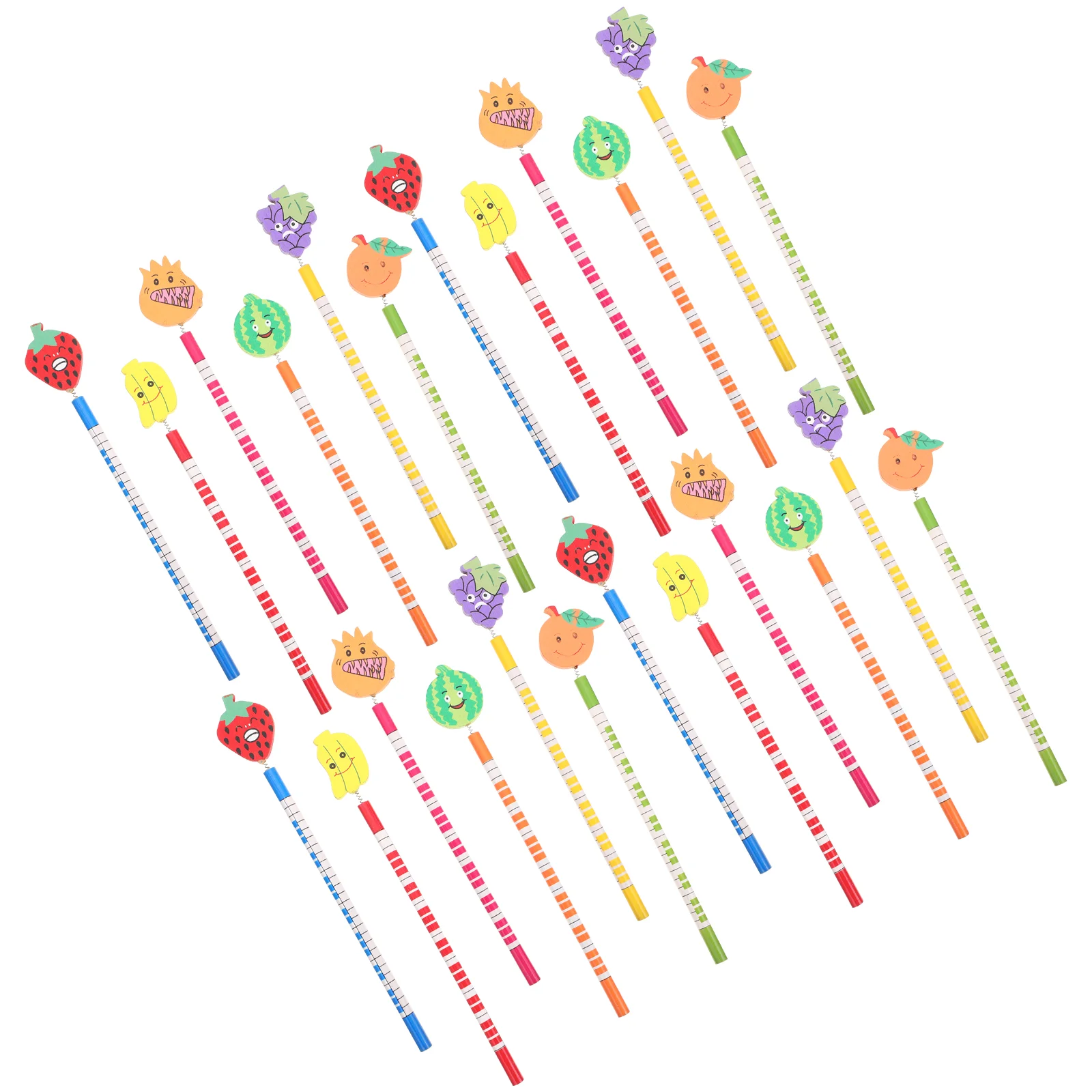 

Pencils Pencil Kids Wooden School Stationery Set Student Drawing Prize Graphite Party Pen Children Painting Writing Stripe