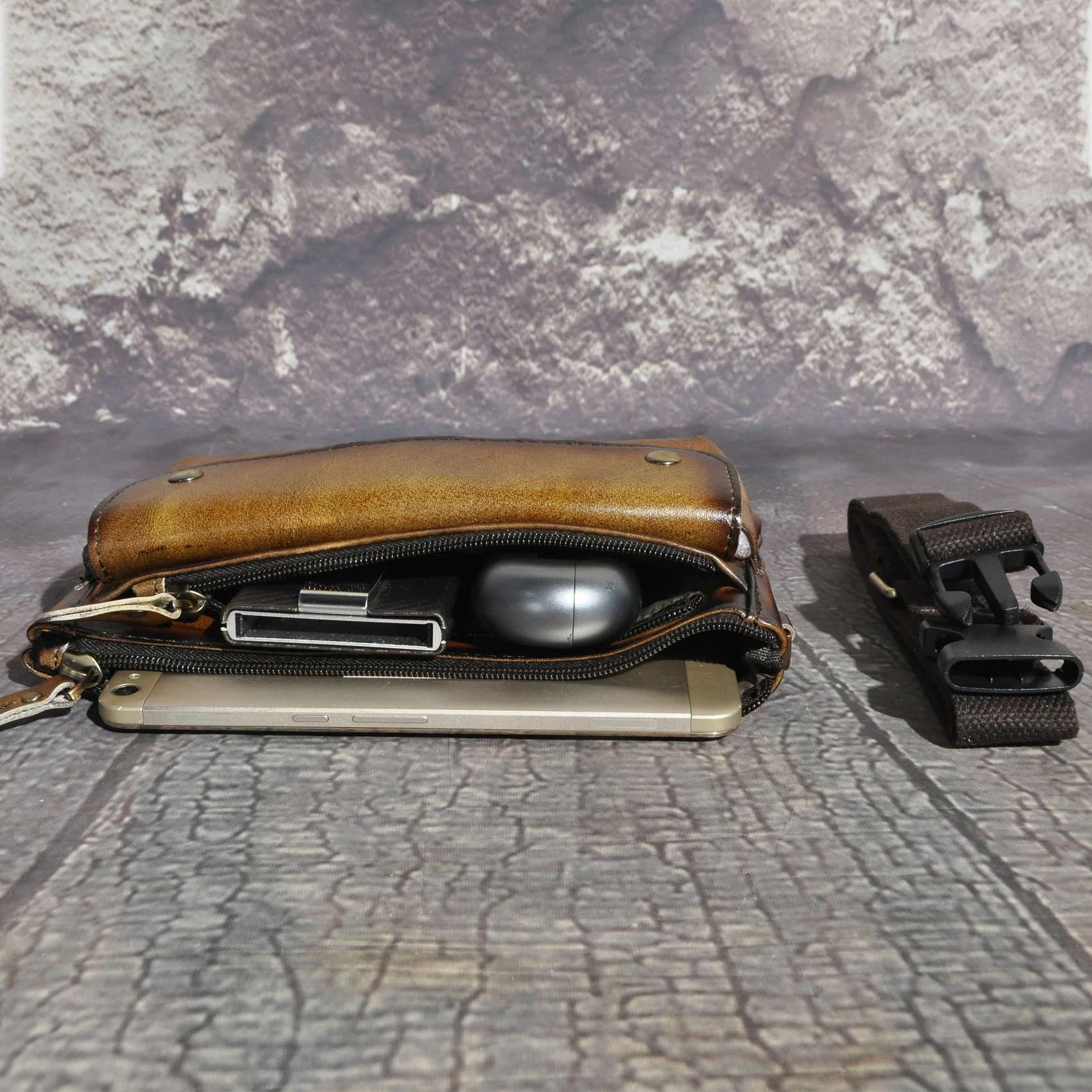 Модная кожаная сумка-слинг через плечо Crazy Horse дизайнерская Повседневная