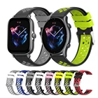 Ремешок силиконовый для Huami Amazfit GTS 3 GTR3, сменный Браслет для часов GTR 42 мм 47 мм GTS2 Bip S Stratos 3