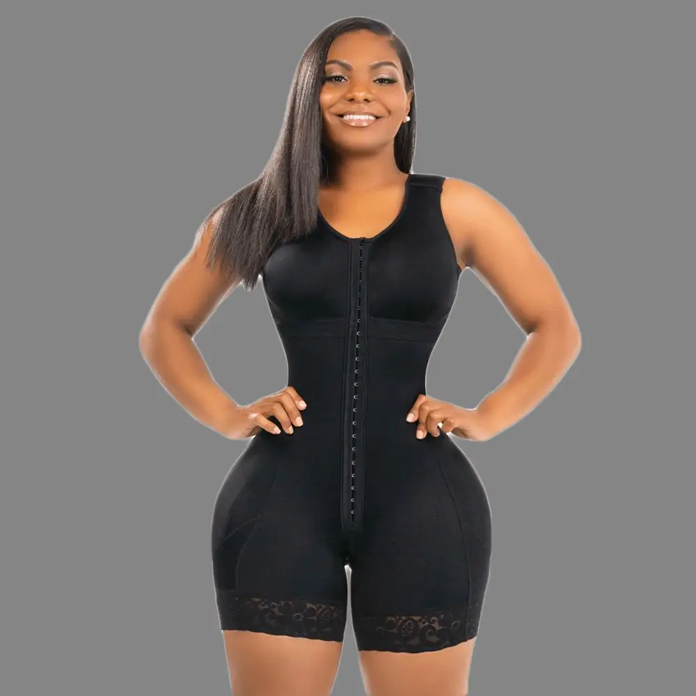 Fajas Colombianas Mujer Compression Double Full Body Stage 2 Faja With Bra Women Underbust Body Shapewear Waist Trainer