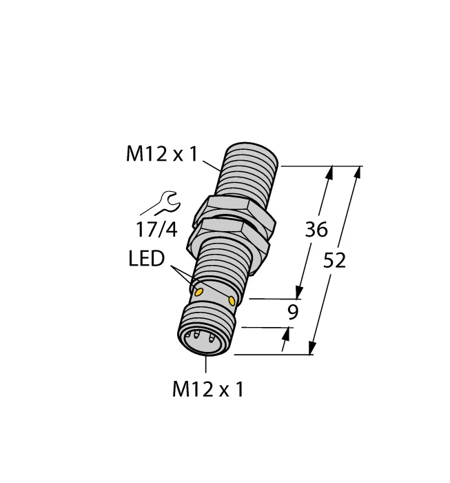 Pnp открытый индуктивный емкостный датчик датчика I4U-M12-AP6X-H1141 бесконтактный