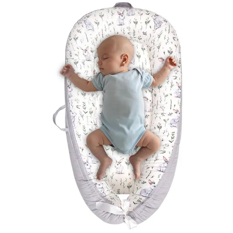

Удобное детское гнездо, мягкая спальная кровать, дышащий сверхмягкий удобный шезлонг для младенцев, предметы первой необходимости для сна