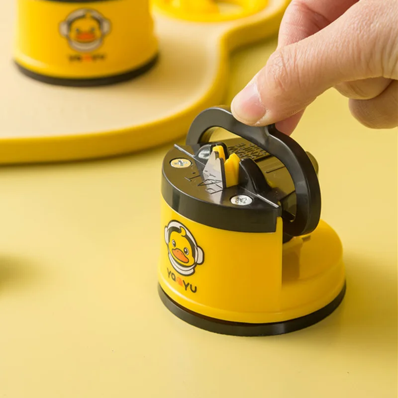 Бытовой кухонный ручной точильный камень мини-присоска легкая в эксплуатации