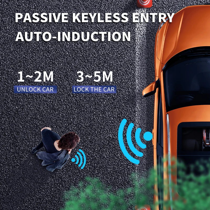 Универсальный модифицированный автомобильный бутик Smart Remote Key ЖК-экран для SAAB 9-2X