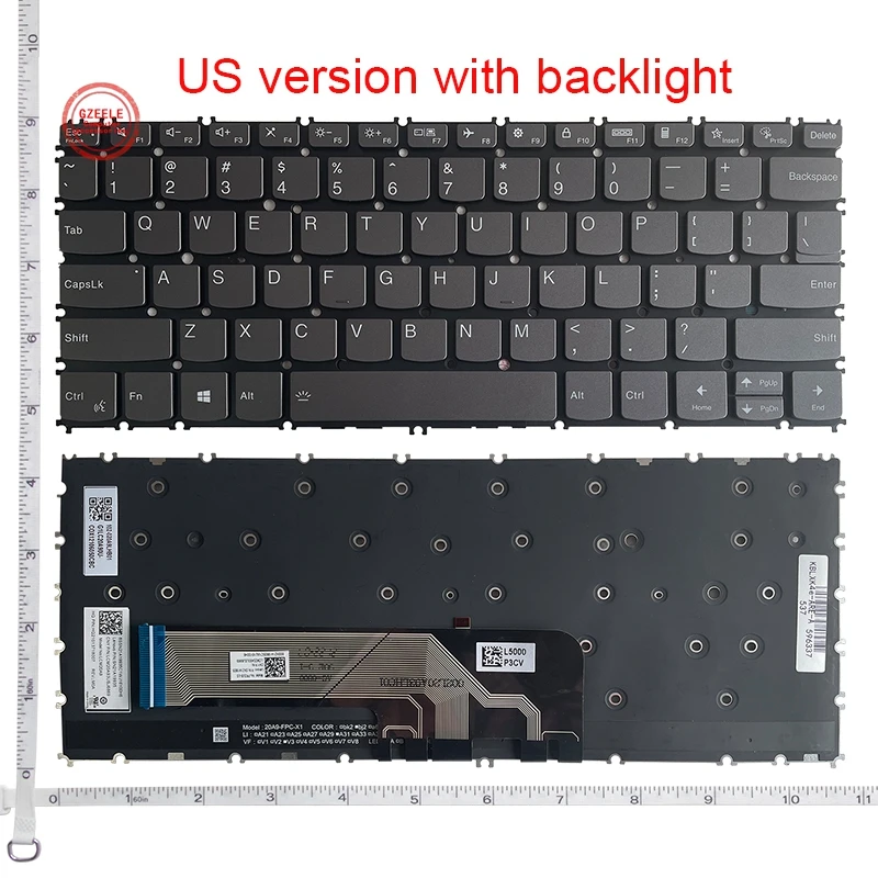 

Английская клавиатура с подсветкой для ноутбука Lenovo YOGA 13S G2 ITL/13S G2