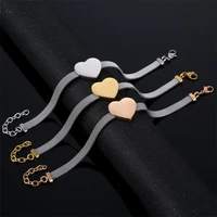 18k gold niche design fine elephant bow snowflake pendant chain bracelet for women charms luxury low price emo kpop jewelry gift