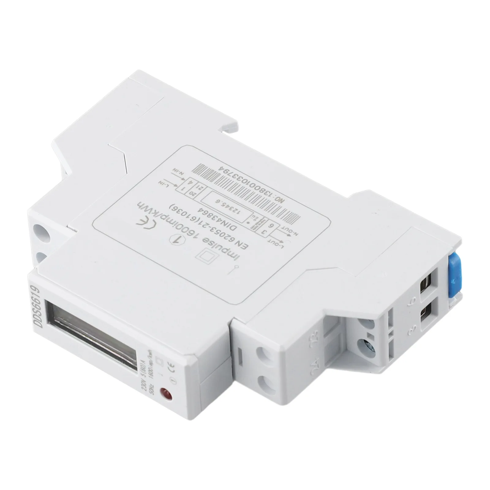 Удобная установка 230 В цифровой ЖК-дисплей кВтч ваттметр счетчик энергии