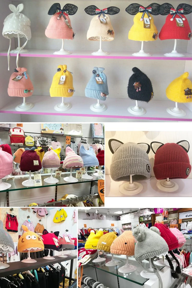 1pc Baby Child Kid Mannequin Head Model Dome Hat Holder Rack Storage Wigs Show Display Stand Organizer Shelf Plastic | Дом и сад