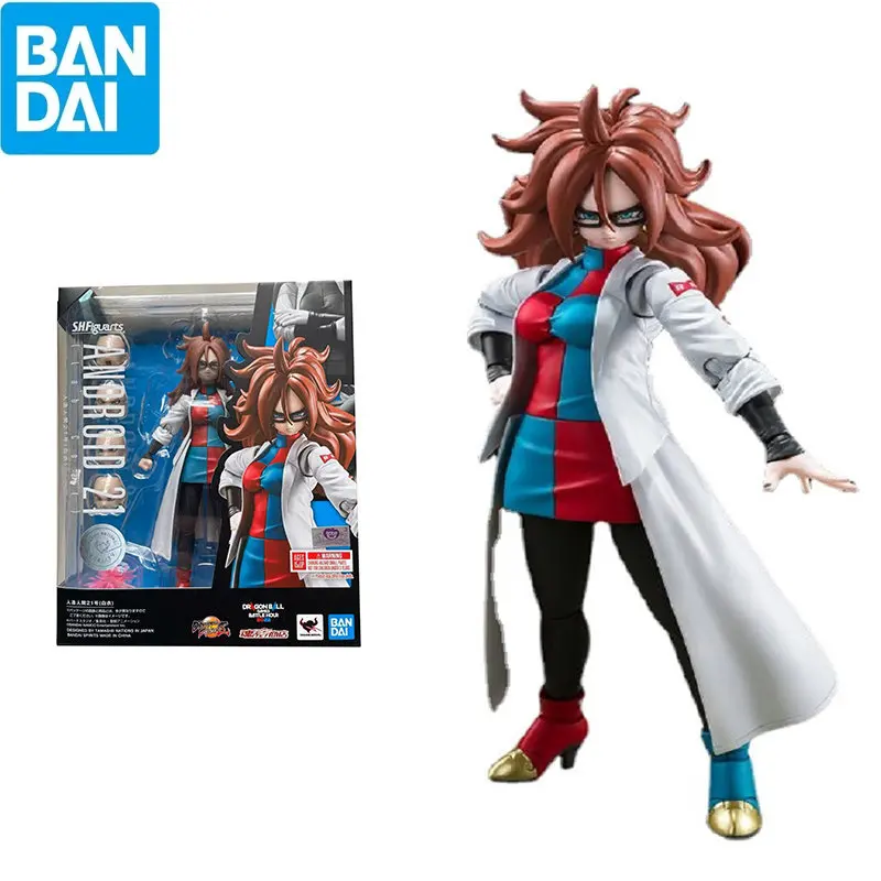 

In Stock Bandai Soul Limited S.H. Figuarts Dragon Ball Z ANDROID 21 Anime Action Figures 14.5 cm PVC Model Collection