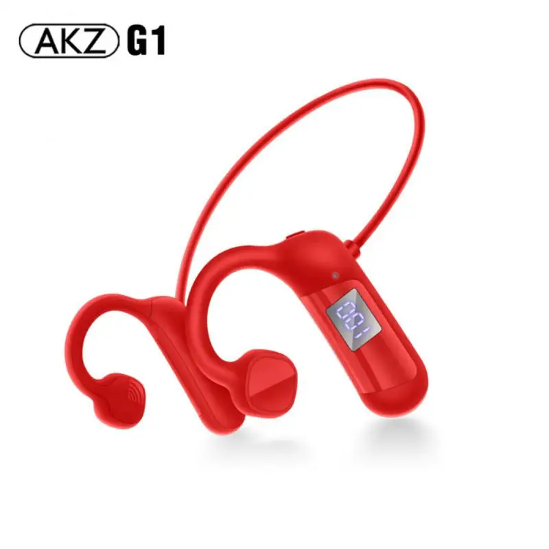 

Not In-ear Wireless Headphone Bone Conduction Headset Waterproof Support Tf Card Digital Power Display Music Earphone