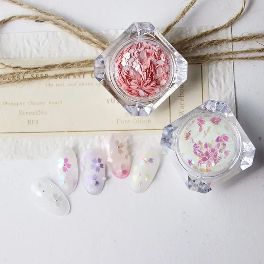 

DIY Crafts Gel Charms Cherry Blossoms Sakura Nail Sequins 3D Nail Art Decorations Nail Flakes Flower Petal Sequins