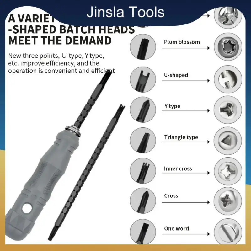 

Double Head Screwdriver Assembly Multifunctional Screwdriver Set Hand Tool Screwdriver Bits Magnetic 17-in-1