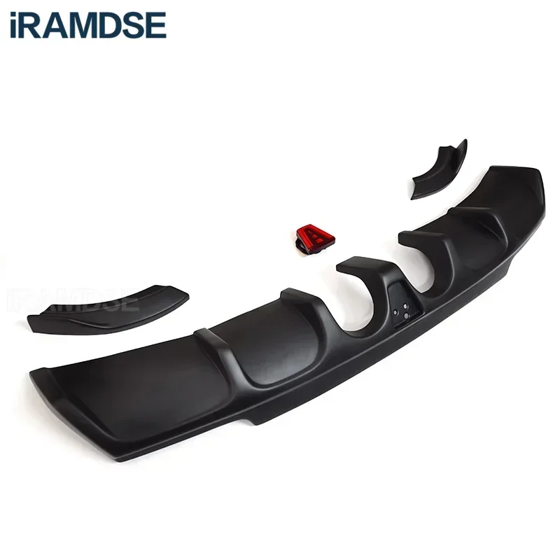 

Задний диффузор Golf R для Volkswagen Golf MK6 R20 2008-2012 глянцевый черный автомобильный комплект кузова, бампер, спойлер, пластиковый сплиттер