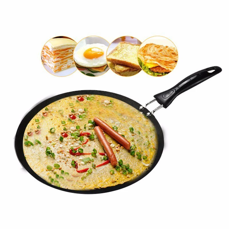 

30 CM Frying Pan Non-Stick Pans No Oil-smoke Melaleuca Cake Pancake Maker Frying Pan Bakeware Multifunction Cooking Tool